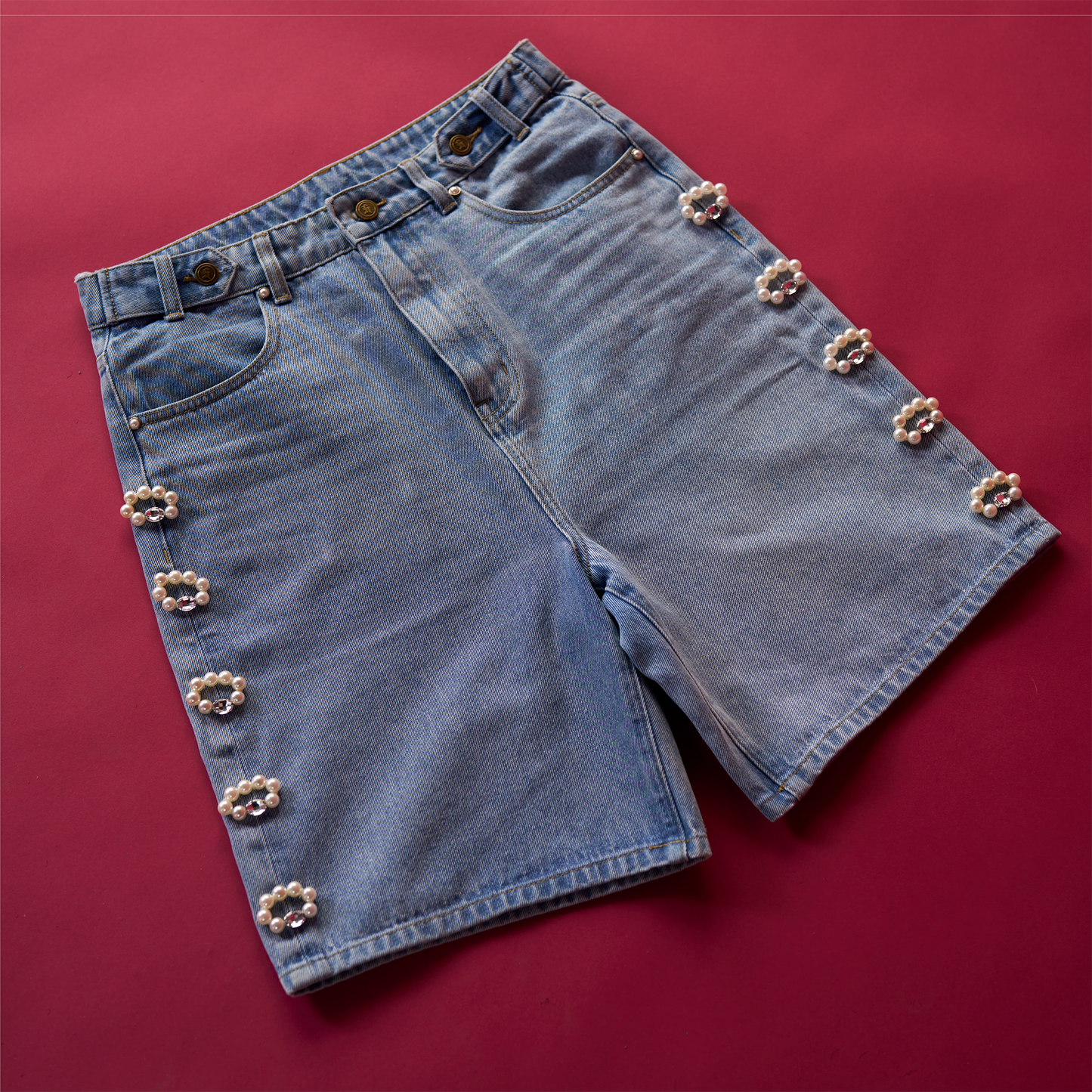 Pearl Heaven Denim- Shorts