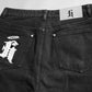 Pearl Heaven Black Denim- Shorts
