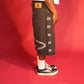 Pearl Heaven Black Denim- Shorts