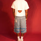Pearl Heaven Blue Denim- Shorts