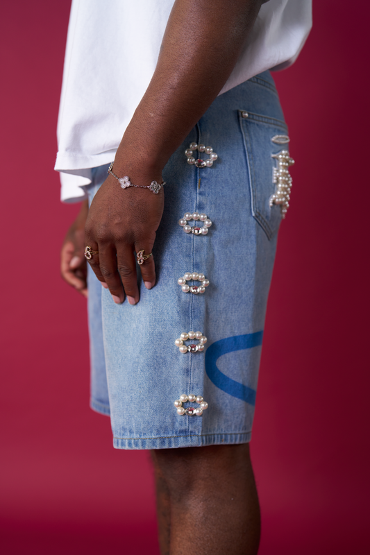 Pearl Heaven Denim- Shorts